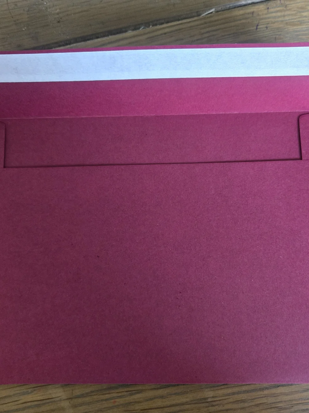 100 NEW Vibrant wine red 5 1/4 X 7 1/4 Envelopes